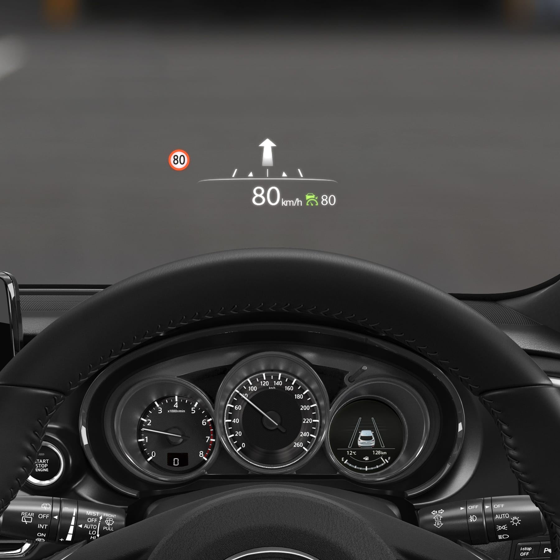 Active Driving Display Mazda Cx30