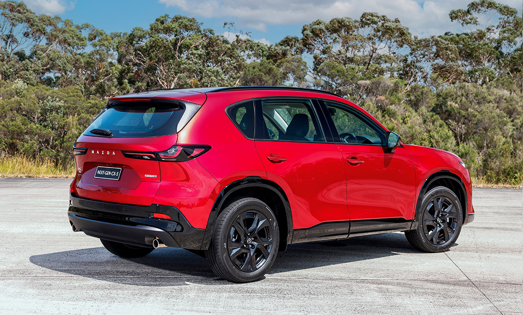 Side view of the Next-Gen Mazda CX-5