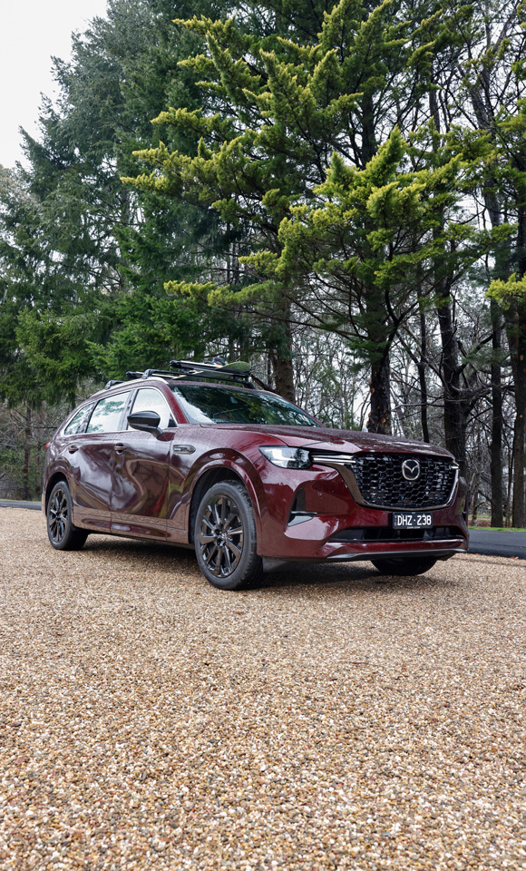 Mazda CX-80 ready for the snow