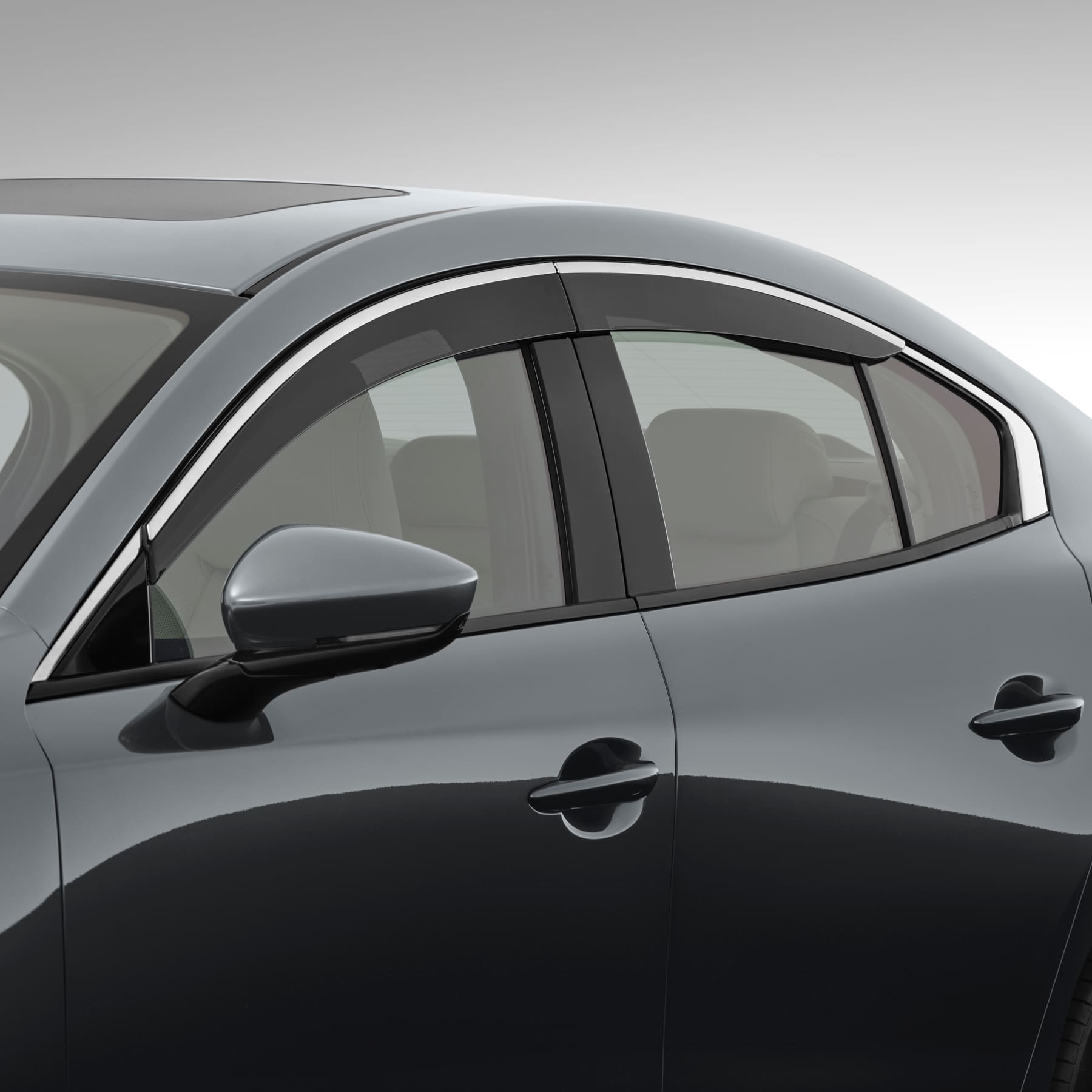 Slimline weathershields - sedan