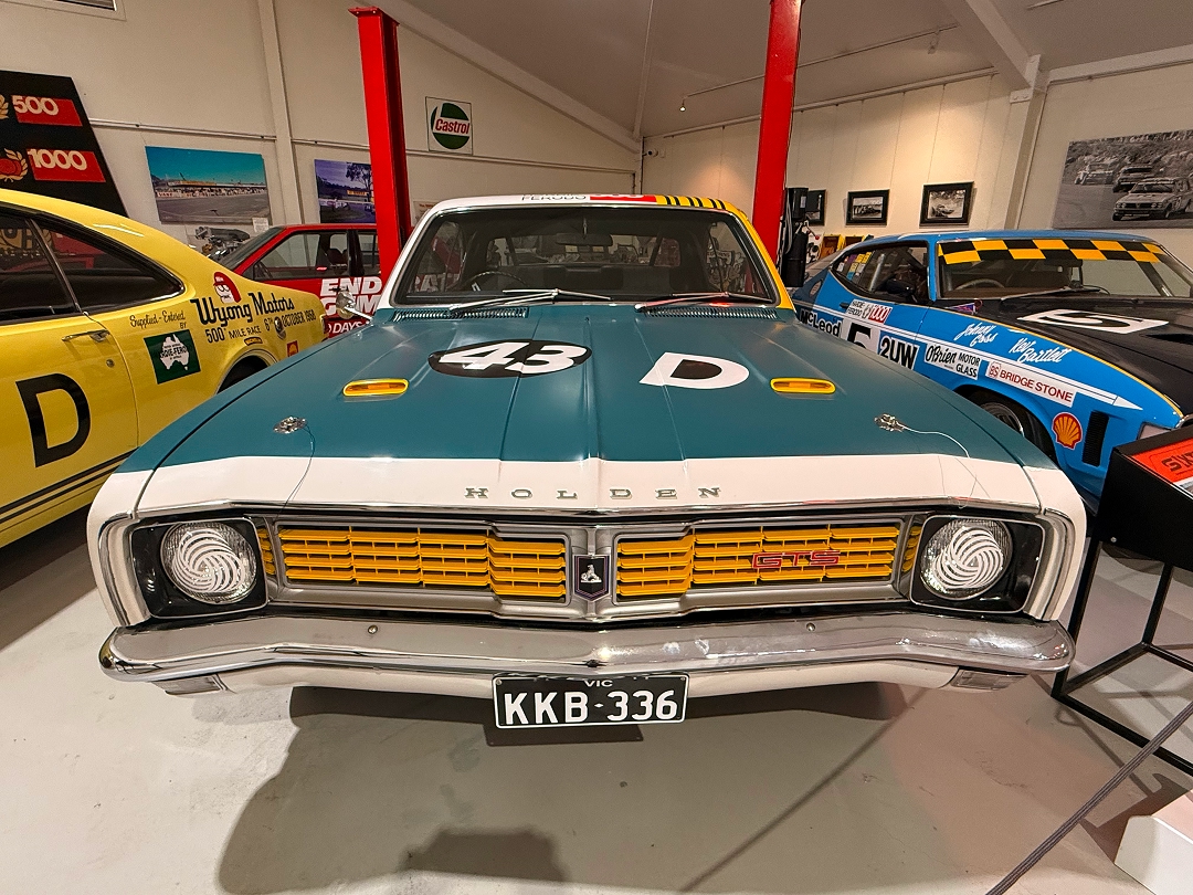 1969 Holden HT Monaro GT 350; races include 1969 Hardie-Ferodo 500, Des West & Peter Brock &ndash; first drive of this race for Brock, later &lsquo;King of the Mountain&rsquo;
