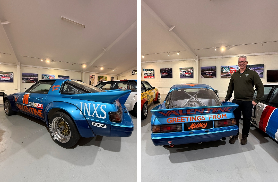 Brad Owen with the same 1983 RX-7 by Mazda