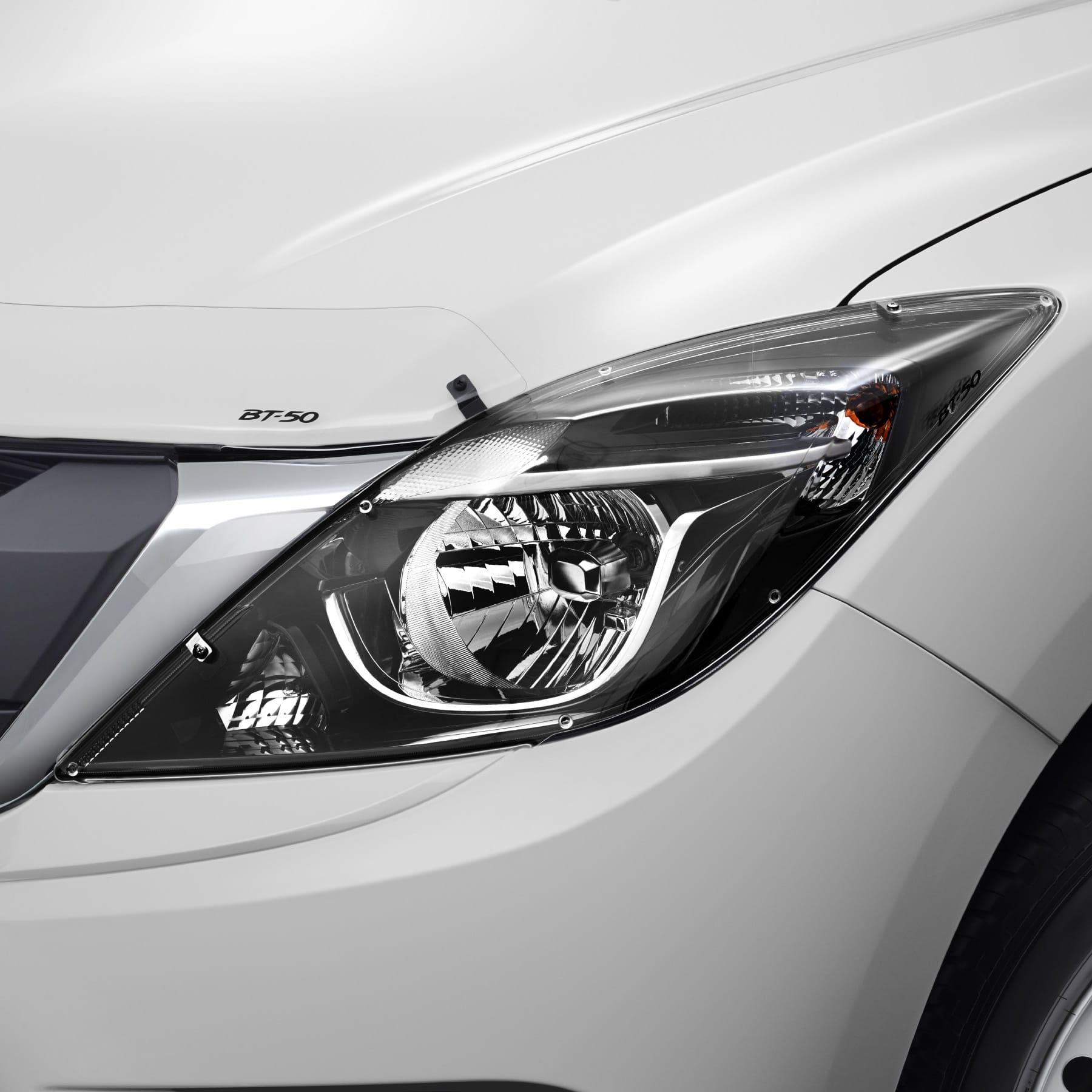 MATTE BLACK COVER HEAD LAMP LIGHT FIT FOR MAZDA BT-50 PRO 2012 2013