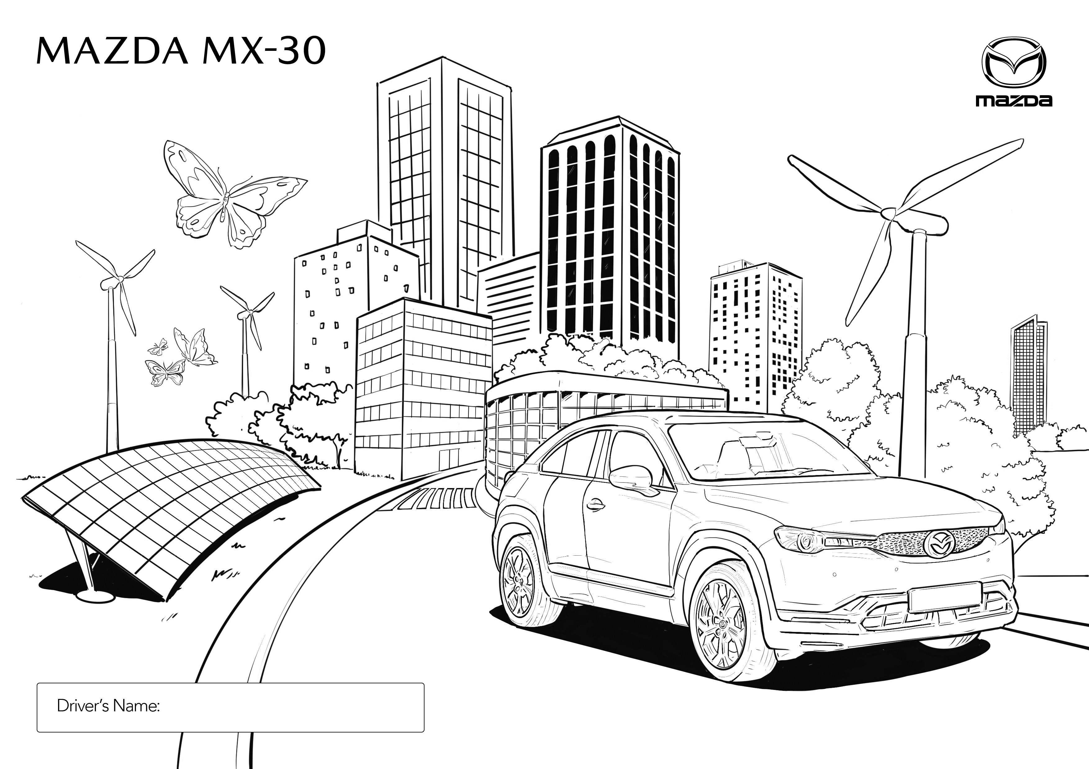 90 Mazda Miata Coloring Pages Coloring Pages