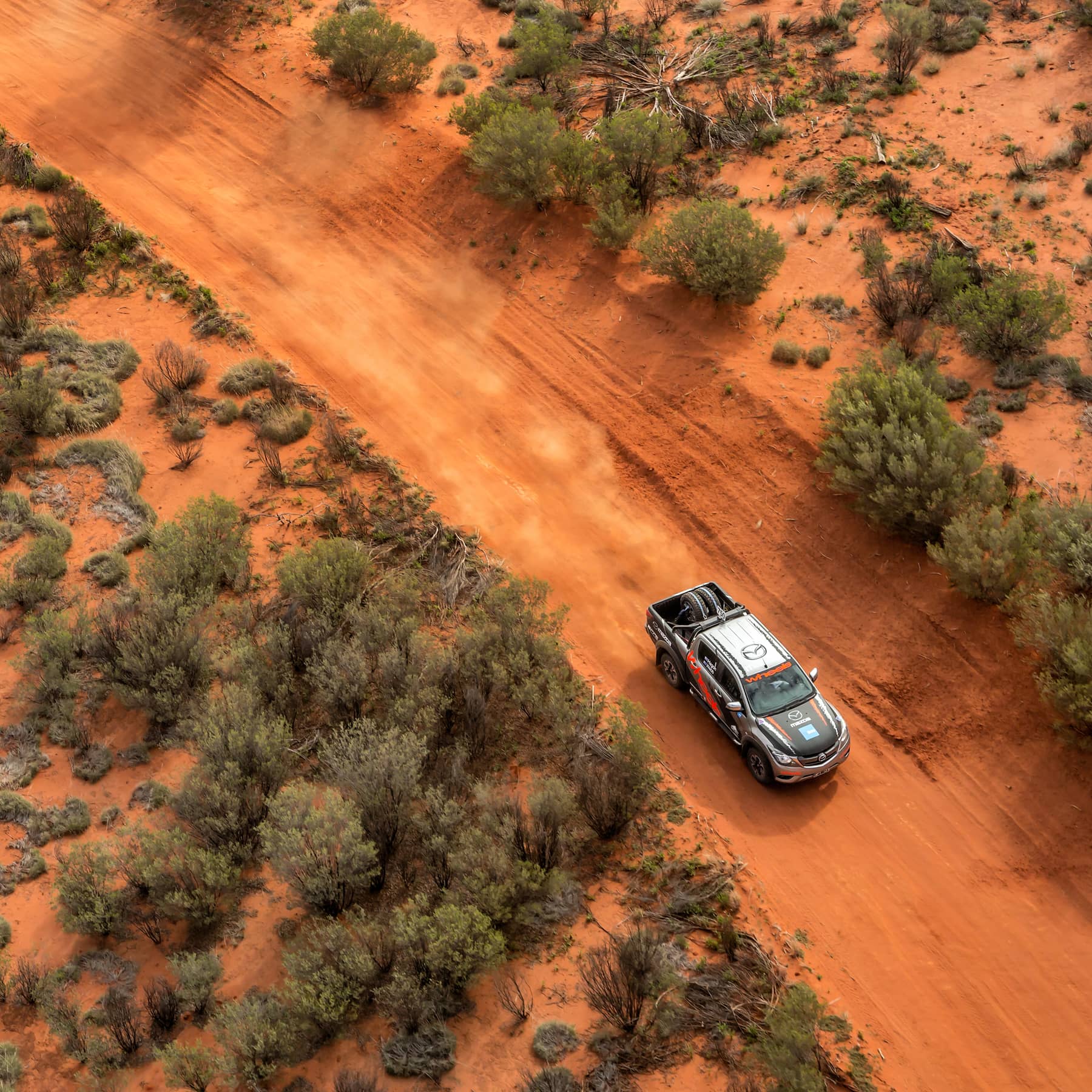 Mazda BT-50 at Finke 2016