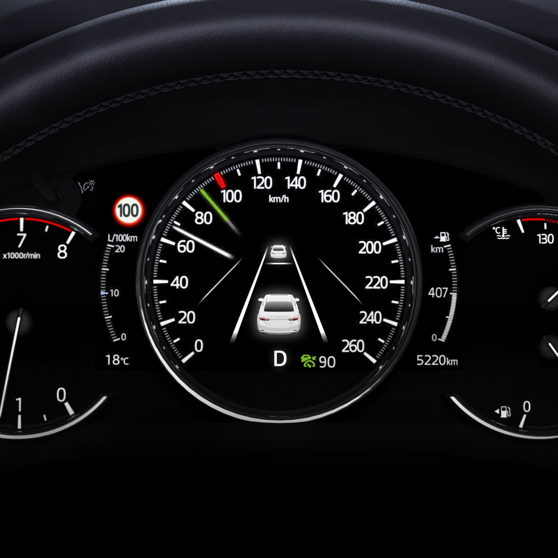 MULTI-INFORMATION METER DISPLAY